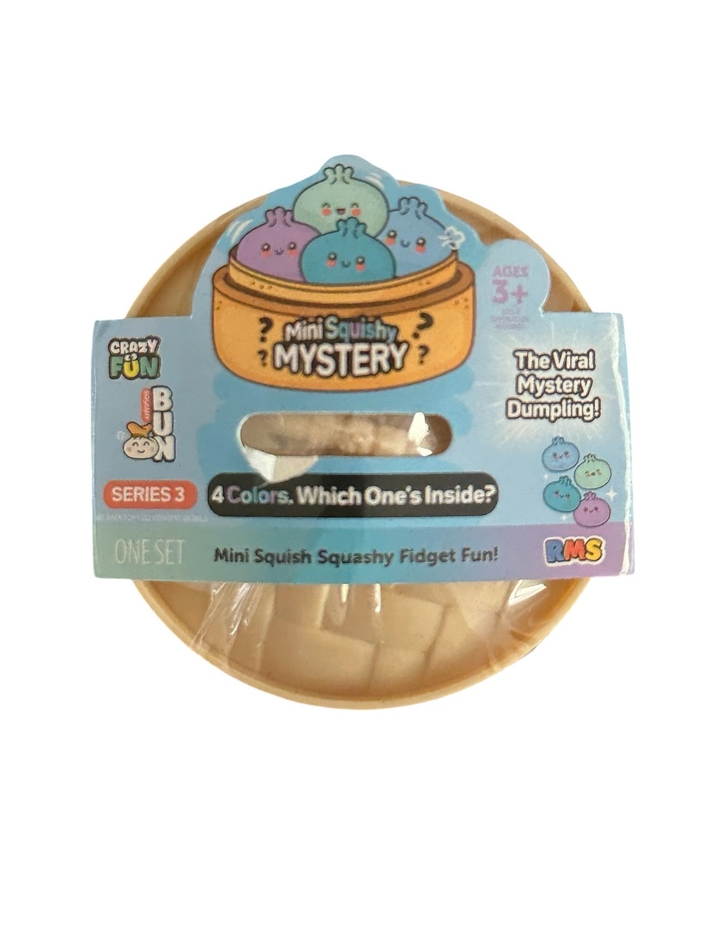 Mini Squishy Mystery Dumpling - Assorted Pastel Colors RMS